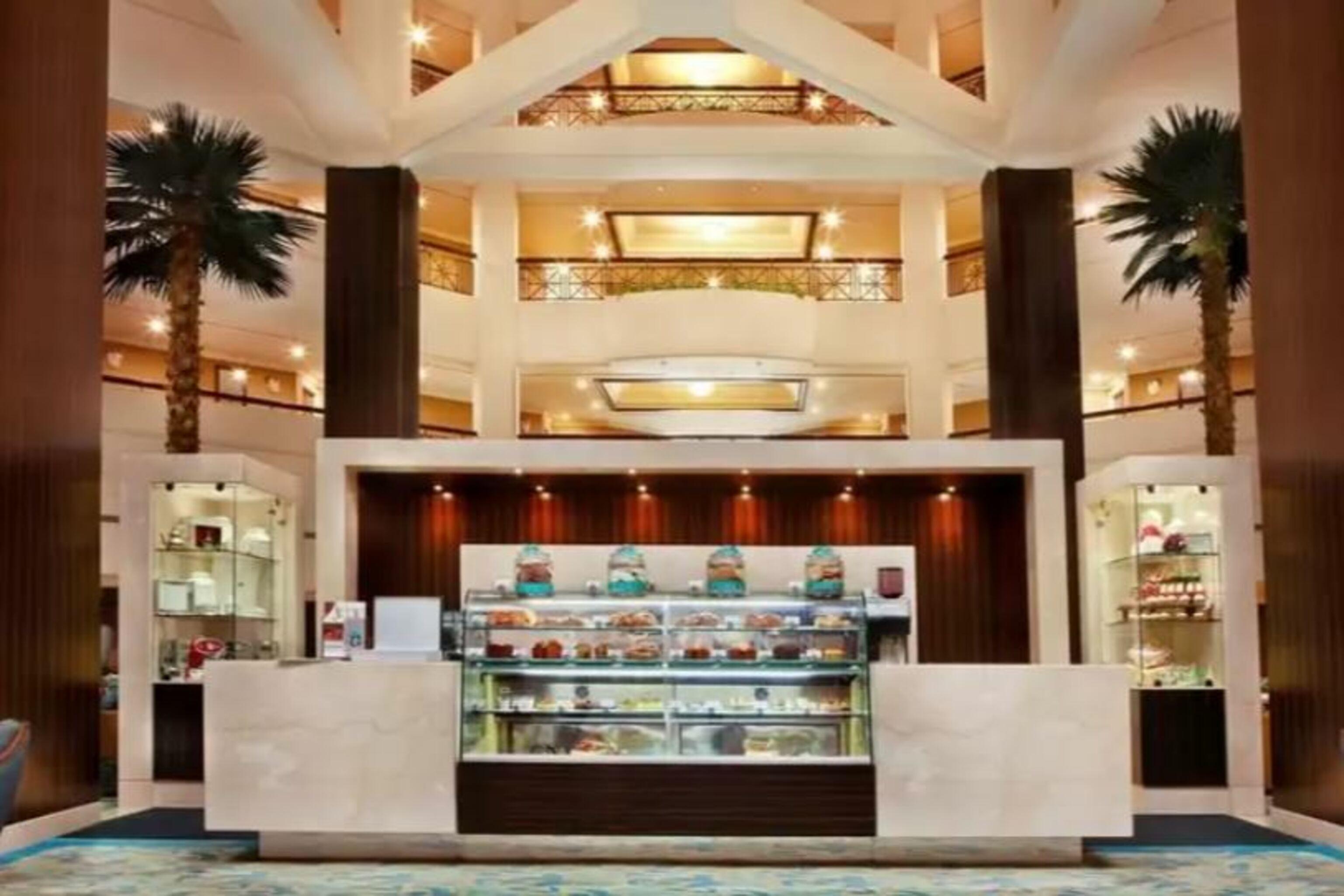 Moevenpick Grand Al Bustan Hotel Dubai Exterior photo The lobby of the hotel